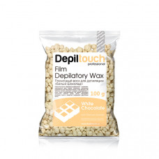 Пленочный воск "Белый Шоколад" в гранулах 100 гр.  Depiltouch