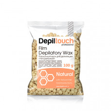 Пленочный воск "Натуральный" в гранулах 100 гр.  Depiltouch