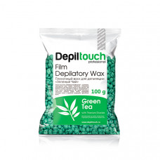 Пленочный воск "Зеленый чай" в гранулах 200 гр. Depiltouch