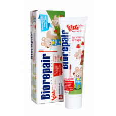 Biorepair Kids Strawberry. Детская зубная паста с экстрактом земляники