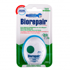 Biorepair® Waxed Dental Floss 50m Зубная нить с воском